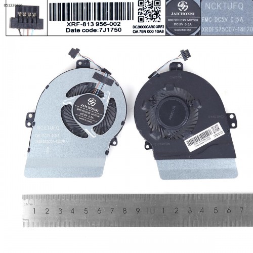 Вентилятор для ноутбука HP Pavilion 15-cs 15t-cs 15-cw TPN-Q208 TPN-Q210 series, (GTX GPU fan, L40620-001, ND75C07-18E20, Аналог)