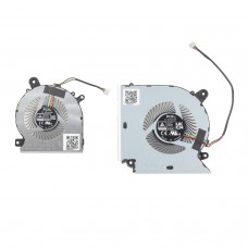 Вентиляторы для MSI GL66 GF66 GF76 MS-1583 series, (CPU+GPU fan, PABD08008SH-N477, PAAD06015SL-N460, Original)