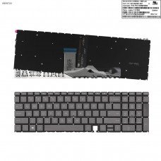 Клавиатура для HP Envy 17-cg, x360 15-ED series, US, (Gray, з підсвіткою, 9Z.NEZSC.E01, PK1328B1B00)