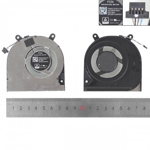 Вентилятор для ноутбука HP Pavilion x360 14-DW 14T-DW 14M-DW, (FMAS DFS501105PR0T, 6033B0079301, L96492-001, Original)