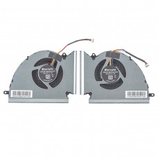 Вентилятори для MSI GP76 GE76 WE76 MS-17K2 MS-17K3 MS-17K4, (12V CPU+GPU 4pin fans, Аналог)