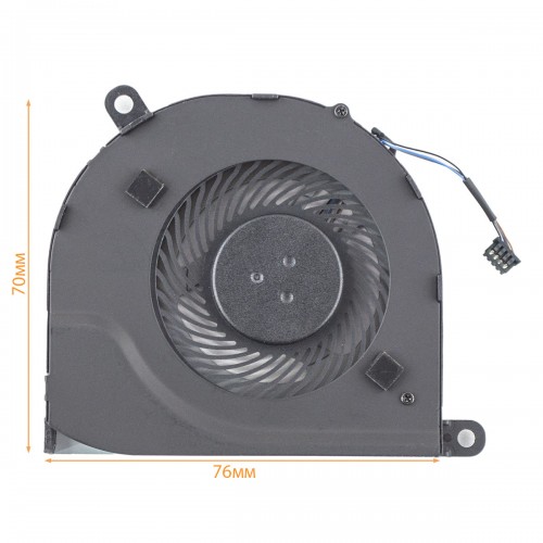 Вентилятор для ноутбука Dell Latitude 5480 5488 5490 5491 5495, (76*70mm, UMA, 0G5JG4, EG50060S1-C320-S9A, DC28000IWFL, Аналог)