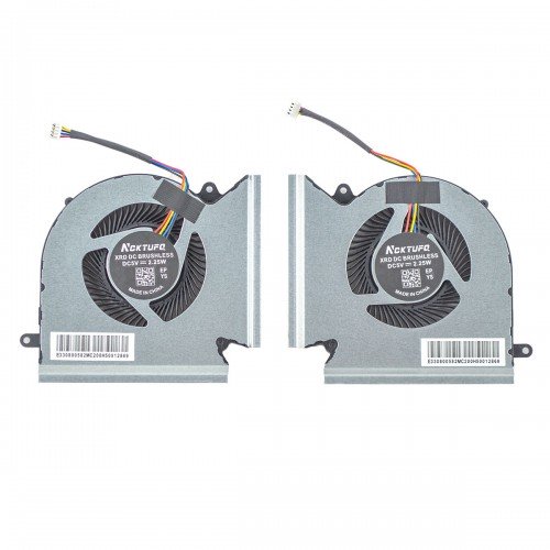 Вентиляторы для ноутбука MSI GE66 GP66 GL66 MS-1541 MS-1542 series, (CPU+GPU fan, PABD08008SH-N453/N454, Аналог)