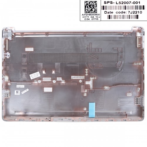 Корпус нижня кришка для ноутбука HP 250 255 256 G8 G9 15-DW 15Z-GW 15S-DR 15S-DU 15S-DY TPN-C139, (M31084-001, L52007-001, Silver, піддон, D Cover)