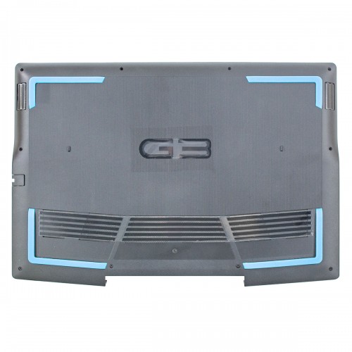 Корпус нижняя крышка для ноутбука Dell G3 15 3590 P89F Series, (Black/Blue, Type-C, 0KV9X9, поддон, D Cover)
