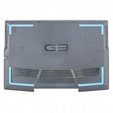 Нижня кришка для Dell G3 15 3590 P89F Series, (Black/Blue, Type-C, 0KV9X9, піддон, D Cover)