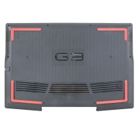 Нижня кришка для Dell G3 15 3590 P89F Series, (Black/Red, Type-C, 099JHR, піддон, D Cover)