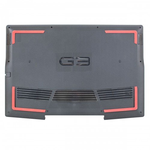 Корпус нижня кришка для ноутбука Dell G3 15 3590 P89F Series, (Black/Red, Type-C, 099JHR, піддон, D Cover)