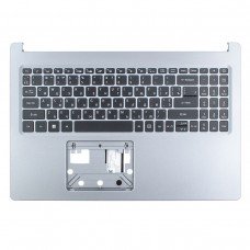 Корпус верхня кришка для Acer Aspire A515-44 A515-44G A515-45 A515-45G, RU/UA, (Silver, топкейс+клавіатура з подсвіткою, Original)