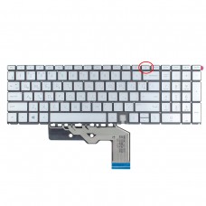 Клавиатура для HP Envy 17-cg, x360 15-ED series, UA, (Silver, с подсветкой, 9Z.NEZSC.E01, PK1328B1B00)
