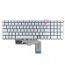 Клавиатура для ноутбука HP Envy 17-cg, x360 15-ED series, UA, (Silver, с подсветкой, 9Z.NEZSC.E01, PK1328B1B00)
