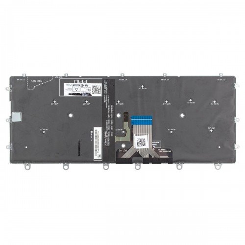Клавіатура для ноутбука Dell XPS 13 9365, RU (Black, 072P7F, PK131QS1A06, Original)