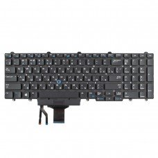 Клавиатура для Dell Latitude E5550 E5570 E5580 E5590, Precision 3510 3520 3530, RU, (с поинтстиком, Original)