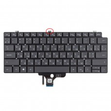Клавиатура для Dell Latitude 7310 series UA, Black, (с подсветкой, 02FM7J, PK132UW2B13, Original)