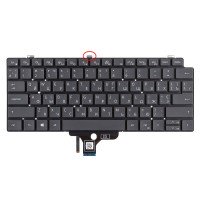 Клавиатура для Dell Latitude 7310 series UA, Black, (з підсвіткою, 02FM7J, PK132UW2B13, Original)