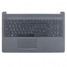 Корпус верхняя крышка для HP 250 255 g7, 15-DA 15-DB 15t-DB 15-DR 15Q-DS, Black, (топкейс+клавиатура, Original)
