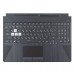 Корпус верхняя крышка для ноутбука Asus FX506HC FX506HE series, RU/UA (топкейс+клавиатура, 1-Zone RGB, 90NB0703-R30UA0, Original)
