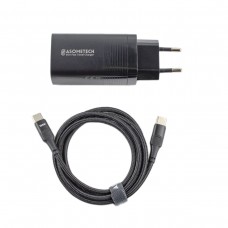 Блок живлення Type-C 65W 20V*3.25A/ 15V*3A / 12V*3A/ 9V*2A/ 5V*2A, (з кабелем 1М)