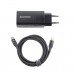Блок питания Type-C 65W 20V*3.25A/ 15V*3A / 12V*3A/ 9V*2A/ 5V*2A, (с кабелем 1М)