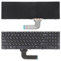 Клавіатура для Dell Inspiron 15 3521 15R 5521 2521, RU, чорна
