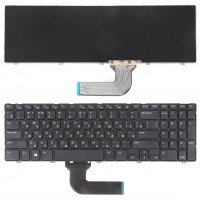 Клавіатура для Dell Inspiron 15 3521 15R 5521 2521, RU, чорна