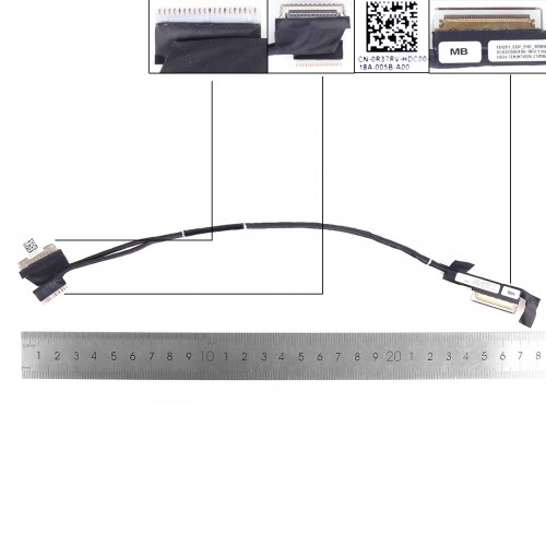 Шлейф матрицы для ноутбука Dell Alienware M15 R3 R4 series, (eDP 40pin 300Hz FHD, 0R37RV, DC02C00OF00)