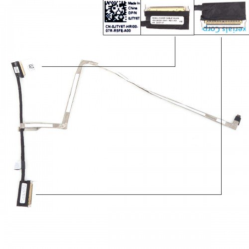 Шлейф матрицы для ноутбука Dell Latitude 3510 E3510, (eDP 30pin, 0JTY6T, 450.0KD01.0041)