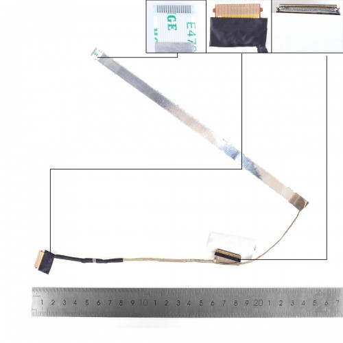 Шлейф матрицы для ноутбука HP 15-EG 15T-EG 15-EH TPN-Q245 TPN-Q246 (eDP 40pin Touch, DD0G7HLC000)
