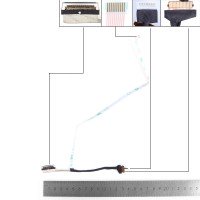 Шлейф матрицы для Lenovo Ideapad 5-15ITL05 5-15ALC05 Type 82FG 82LN, (eDP 40pin Touch, DC02C00QR10, DC02C00QR20)