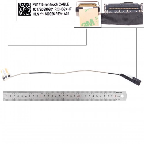 Шлейф матриці для ноутбука HP EliteBook 850 855 750 755 G5 series, (eDP 30pin non Touch, 6017B0896801, PS1715, L14361-001)