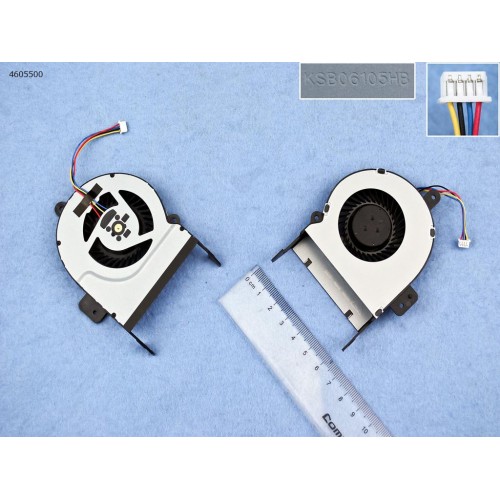 Вентилятор для ноутбука Asus X55v F55VD R503VD X55VD X45c X45vd R500v, (толщина 14 мм, KSB06105HB-CC22, Original)
