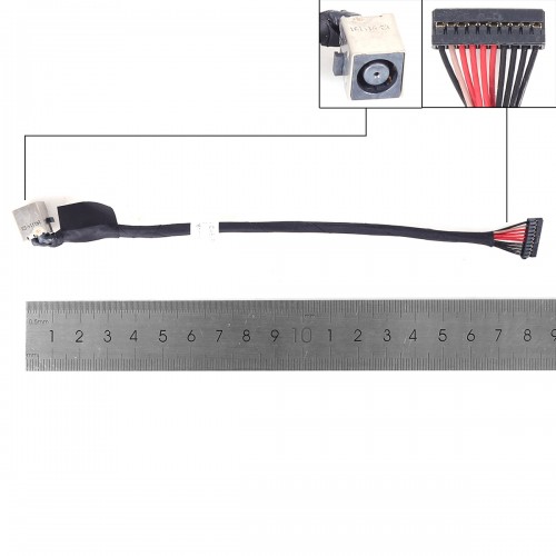 Роз'єм гніздо живлення для ноутбука Acer Predator G9-593 G9-593G GX-791 GX-792, (10pin 7.4*5.0, з проводом/кабелем)
