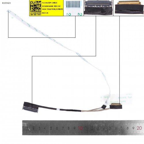 Шлейф матриці для ноутбука Lenovo ThinkBook 14 G2-ITL G3-ACL G4-IAP G4-ABA G5-IRL G5-ABP, (eDP 30Pin, DC02003QH00)