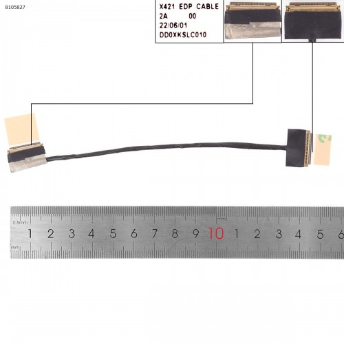 Шлейф матриці для ноутбука Asus A413 D413 K413 M413 S413 S433 X413 X421 series, (eDP 30pin, DD0XKSLC000, 14005-03350000)