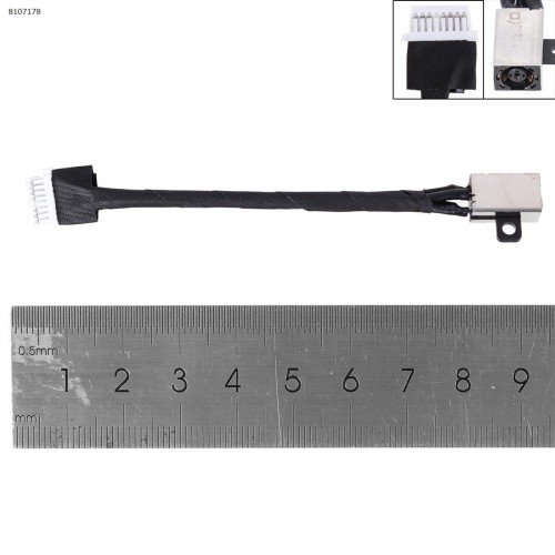 Роз'єм гніздо живлення для ноутбука Dell Inspiron/Vostro 5401 5402 5501 5502 5505 series, (4.5*3.0, 0N8R4T, 450.0EZ0A.001)