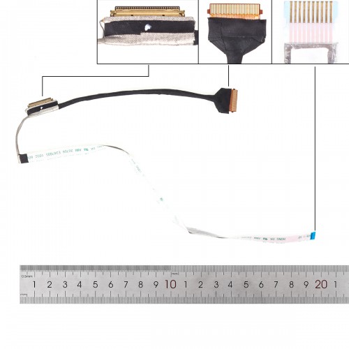 Шлейф матрицы для ноутбука Lenovo Ideapad 1 15IJL7 15IAU7 15ALC7 15IGL7 15IRU7, (eDP 30pin, DC02C00UU30)