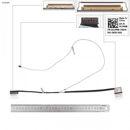Шлейф матрицы для ноутбука Dell Inspiron 15 5584 series, (eDP 40pin, 450.0G708.0011, 0G1M8X)
