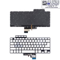 Клавиатура для Asus TUF Dash F15 FX516PC FX516PE FX516PM FX516PR, RU, White, Backlit