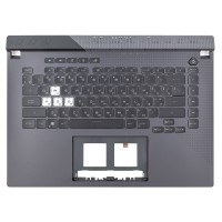 Верхня кришка для Asus G513I G513Q, RU/UA, (Gray,топкейс+клавіатура RGB 4-Zone backlight, 90NR0572-R33UA0, Original)