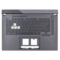 Верхня кришка для Asus G513I G513Q, RU/UA, (Gray,топкейс+клавіатура RGB 4-Zone backlight, 90NR0572-R33UA0, Original)