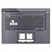 Верхня кришка для ноутбука Asus G513I G513Q, RU/UA, (Gray,топкейс+клавіатура RGB 4-Zone backlight, 90NR0572-R33UA0, Original)