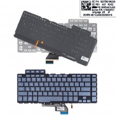 Клавиатура для Asus ROG Zephyrus GA502D GU532G GU502D GX502G GX532G, RU/UA, Blue/Grey, RGB-backlight