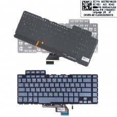 Клавіатура для Asus ROG Zephyrus GA502D GU532G GU502D GX502G GX532G, RU/UA, Blue/Grey, RGB-backlight