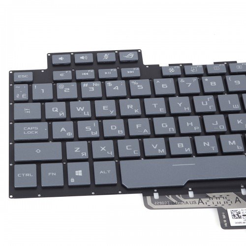 Клавиатура для ноутбука Asus ROG Zephyrus GA502D GU532G GU502D GX502G GX532G series, RU/UA, Blue/Grey, RGB-backlight Клавиатура для ноутбука Asus ROG Zephyrus GA502D GU532G GU502D GX502G GX532G series, RU/UA, Blue/Grey, RGB-backlight