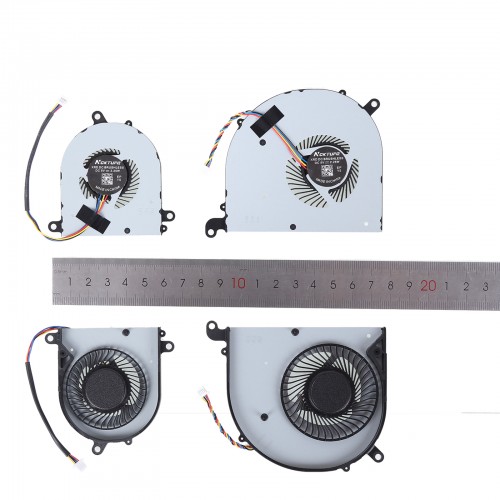 Вентилятори для ноутбука MSI PS63 Modern 8RC 8M MS-16S1 MS-16S2 MS-16S3 series, (CPU+GPU fans, 16S1-CPU+16S3-GPU, Аналог)