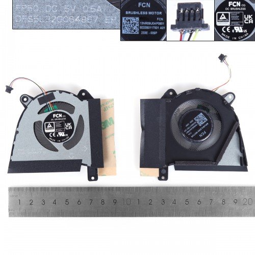 Вентилятор 5V CPU для ноутбука Asus GA402RJ GA402RK series, (FP50 DFS5L32G064867, 6033B0117501, Original)