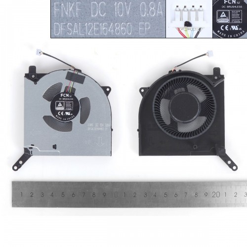 Вентилятор для ноутбука Legion 5 Pro-16ACH6H Type 82JQ, (10V GPU fan, FCN FNKF DFSAL12E164860, Original)