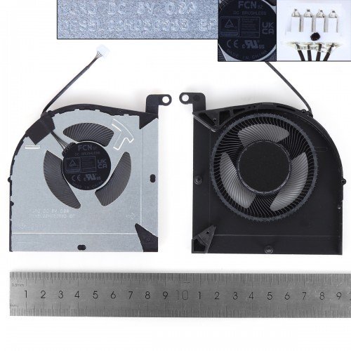 Вентилятор кулер для ноутбука Lenovo LOQ 15IRH8 16IRH8 Type 82XV 82XW, (5V GPU fan, FQRG DFS5L22H05G86B, Original)