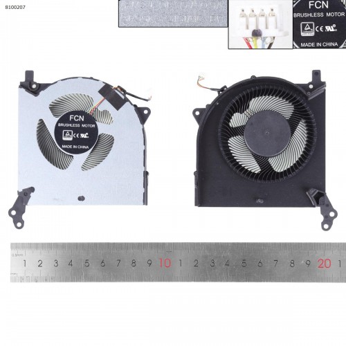 Вентилятор для ноутбука Lenovo Legion 5-15IMH05 5-15ARH05 5-17IMH05 Type 81Y6 82AU 82B5 82B3 81Y8, (5V GPU fan, FM9J DFS5K323161A1C, DC28000FCF2, Original)