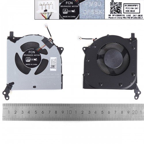 Вентилятор для Lenovo Legion 5-15IMH05 5-15ARH05 5-17IMH05 81Y6 82AU 82B5 82B3 81Y8, (5V GPU fan, FM9J DFS5K323161A1C, DC28000FCF2, Original)